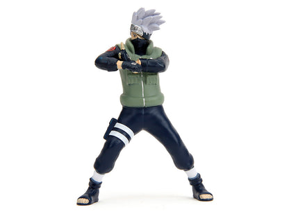 1993 Mazda RX-7 Dark Blue with Graphics and Kakashi Hatake Diecast Figure "Naruto Shippuden" (2009-2017) TV Series "Anime Hollywood Rides" Series 1/24 Diecast Model Car by Jada by Jada
