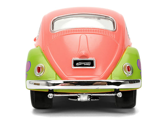 1959 Volkswagen Beetle "Patrick Star" Livery Pink "SpongeBob SquarePants" (1999-Current) TV Series "Hollywood Rides" Series 1/32 Diecast Model Car by Jada by Jada