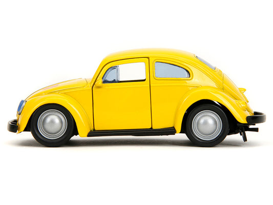 Volkswagen Beetle "Bumblebee" Yellow "Transformers" "Hollywood Rides" Series 1/32 Diecast Model Car by Jada by Jada