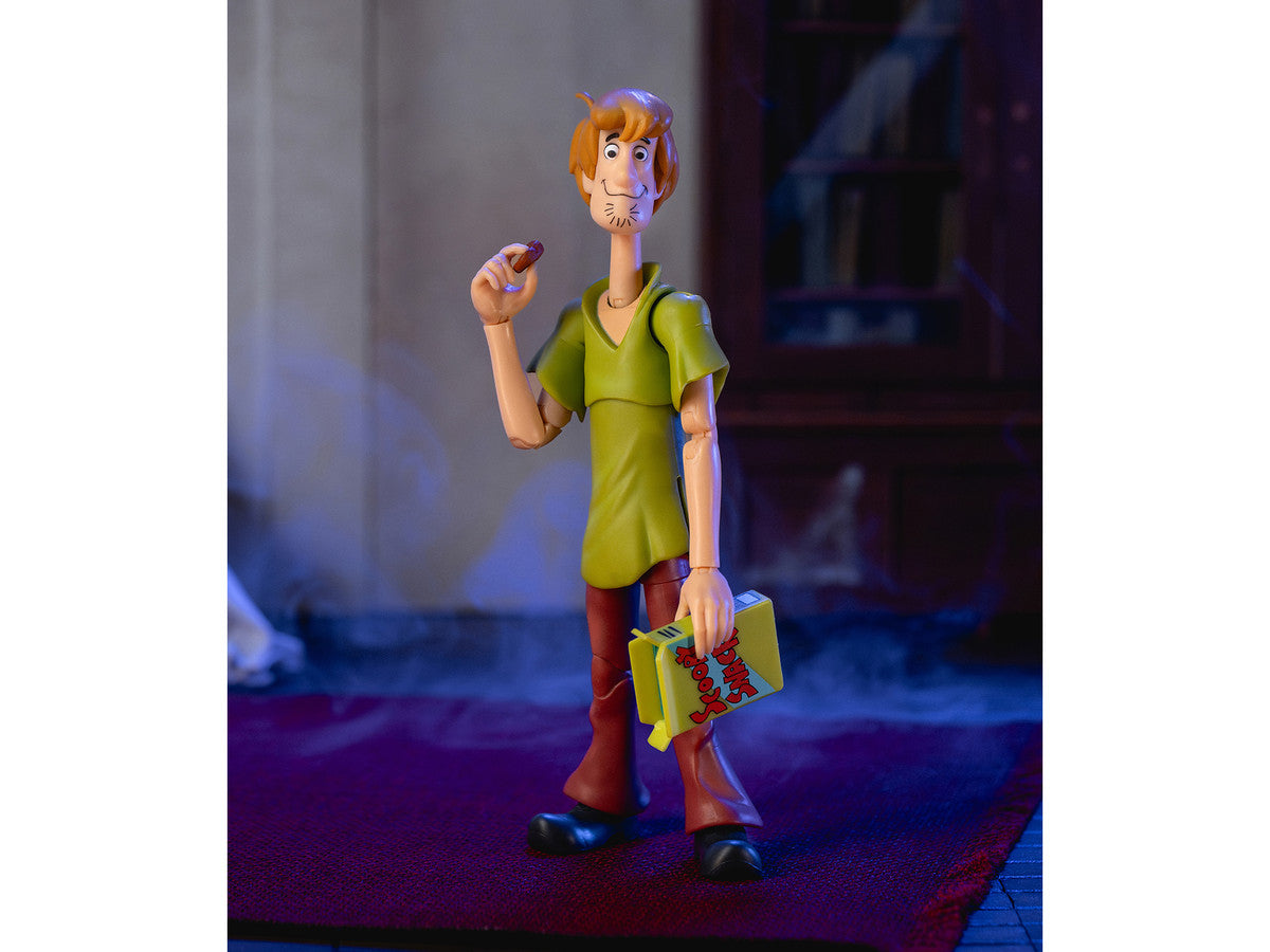 Shaggy Rogers 6.5" Moveable Figure with Accessories and Alternate Head and Hands "Scooby-Doo!" Franchise Model by Jada by Jada