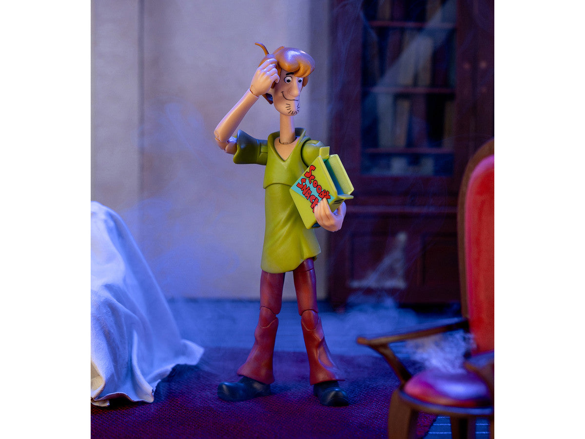 Shaggy Rogers 6.5" Moveable Figure with Accessories and Alternate Head and Hands "Scooby-Doo!" Franchise Model by Jada by Jada