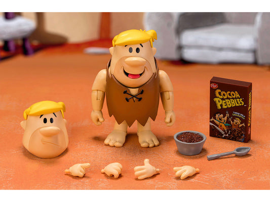 Barney Rubble 4.5" Moveable Figure with Accessories and Alternate Head and Hands "The Flintstones - Post Cocoa Pebbles" Model by Jada by Jada