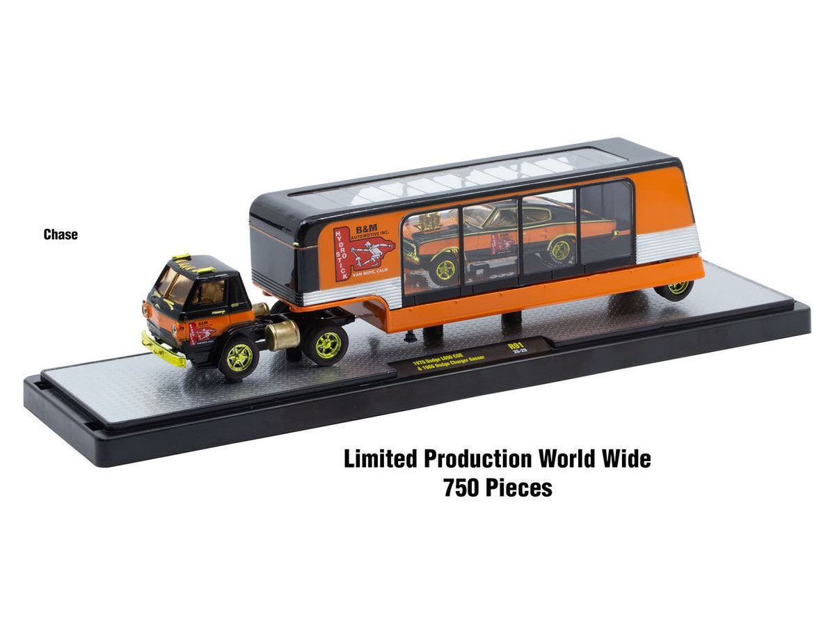 Auto Haulers Set of 3 Trucks Release 91 Limited Edition to 8000 pieces Worldwide 1/64 Diecast Model Cars by M2 Machines by M2