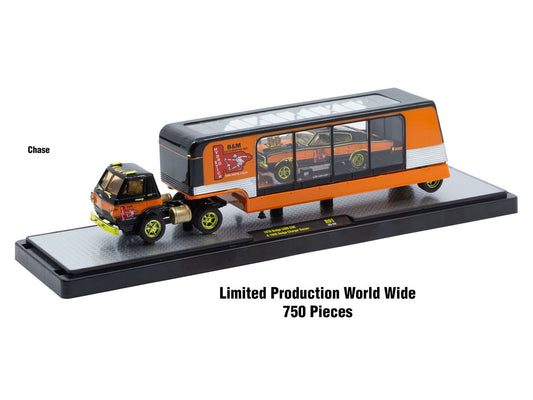 Auto Haulers Set of 3 Trucks Release 91 Limited Edition to 8000 pieces Worldwide 1/64 Diecast Model Cars by M2 Machines by M2