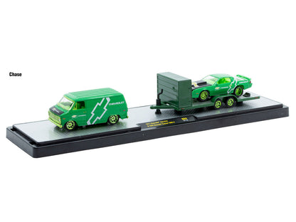 Auto Haulers Set of 3 Trucks Release 94 Limited Edition to 6000 pieces Worldwide 1/64 Diecast Models by M2 Machines by M2