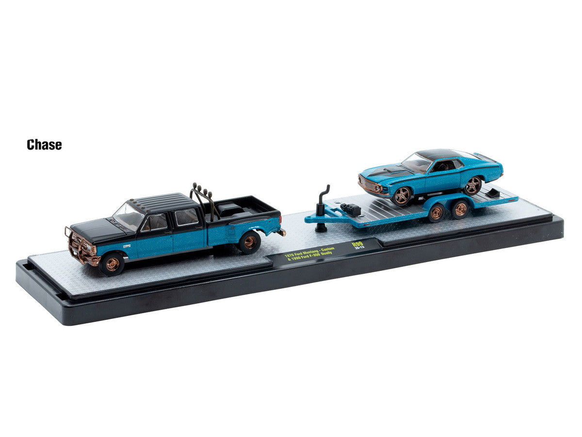 Auto Haulers Set of 3 Trucks Release 99 Limited Edition to 7600 pieces Worldwide 1/64 Diecast Models by M2 Machines by M2