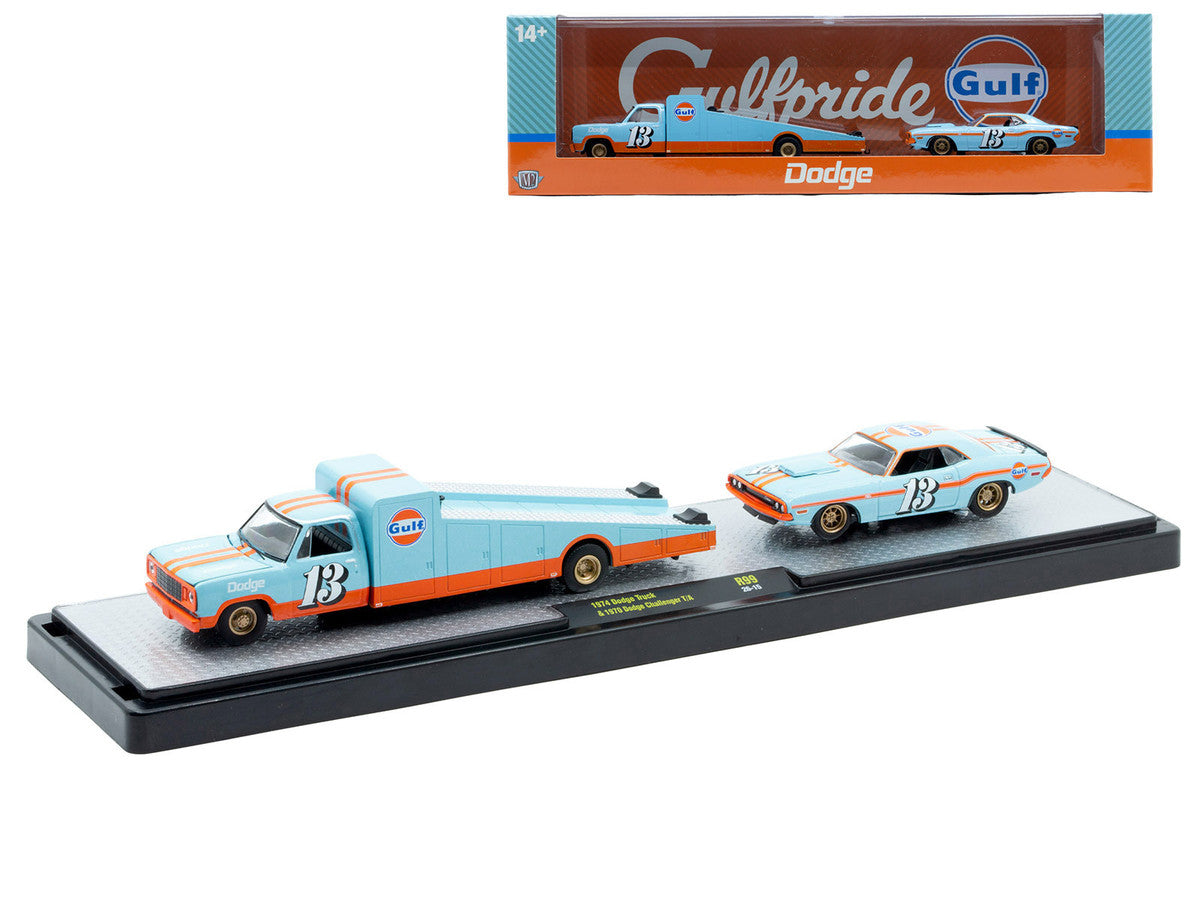 Auto Haulers Set of 3 Trucks Release 99 Limited Edition to 7600 pieces Worldwide 1/64 Diecast Models by M2 Machines by M2