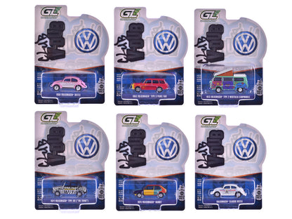 "Club Vee-Dub" Series 21 Set of 6 pieces 1/64 Diecast Model Cars by Greenlight by Greenlight