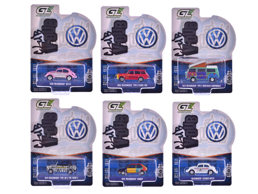 "Club Vee-Dub" Series 21 Set of 6 pieces 1/64 Diecast Model Cars by Greenlight by Greenlight