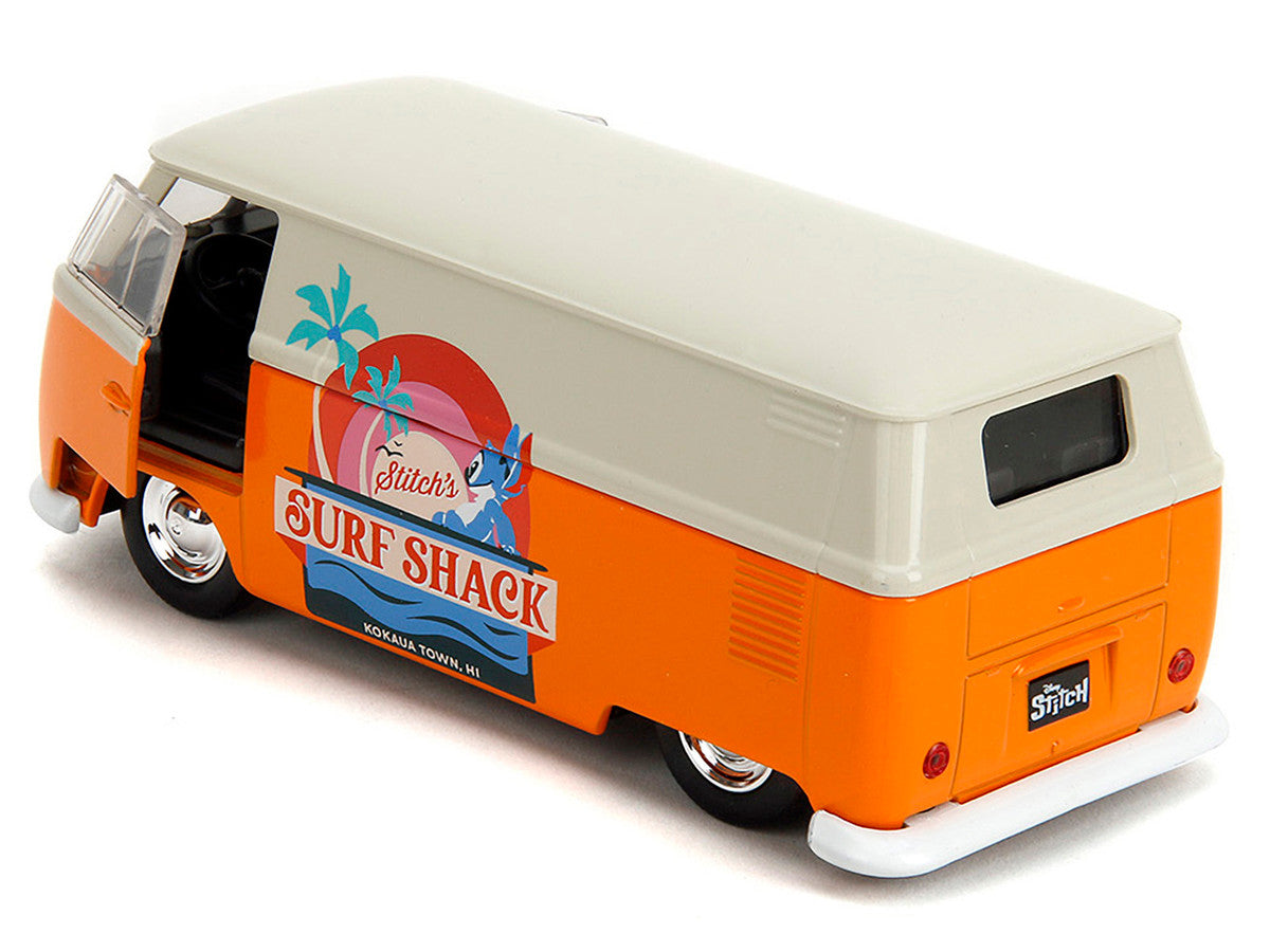 1961 Volkswagen Bus "Stitch's Surf Shack" Orange and Gray "Disney's Stitch" "Hollywood Rides" Series 1/32 Diecast Model Car by Jada by Jada