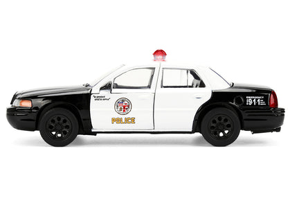 Ford Crown Victoria "LAPD (Los Angeles Police Department) Black and White "The Fast and the Furious" (2001) Movie "Fast & Furious" Series 1/32 Diecast Model Car by Jada by Jada
