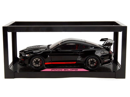 Shelby GT500 "Code Red" Black with Red Stripes "Pink Slips" Series 1/18 Diecast Model Car by Jada by Jada