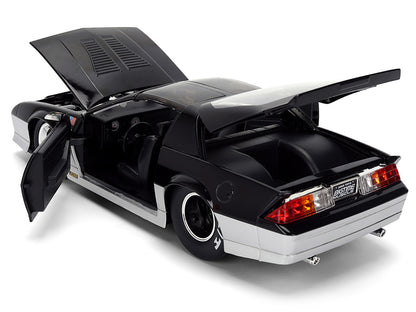 1985 Chevrolet Camaro Z28 "Mickey Thompson" Black and Silver Metallic "Bigtime Muscle" Series 1/24 Diecast Model Car by Jada by Jada