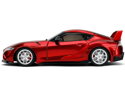 Toyota GR Supra Red Metallic "Pink Slips" Series 1/18 Diecast Model Car by Jada by Jada