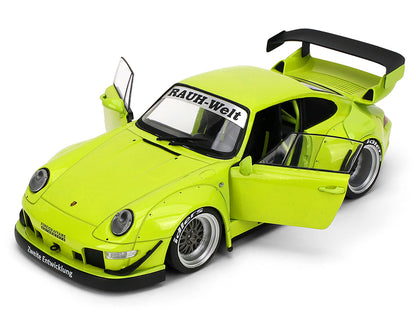 RWB Body Kit "Genki" Lime Green "Pink Slips" Series 1/18 Diecast Model Car by Jada by Jada