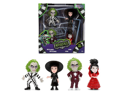 Set of 4 Diecast Figures "Beetlejuice" (1988) Movie "Metalfigs" Series by Jada by Jada
