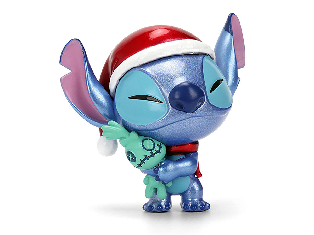Set of 4 Diecast Figures "Disney's Stitch Christmas Edition" "Metalfigs" Series by Jada by Jada
