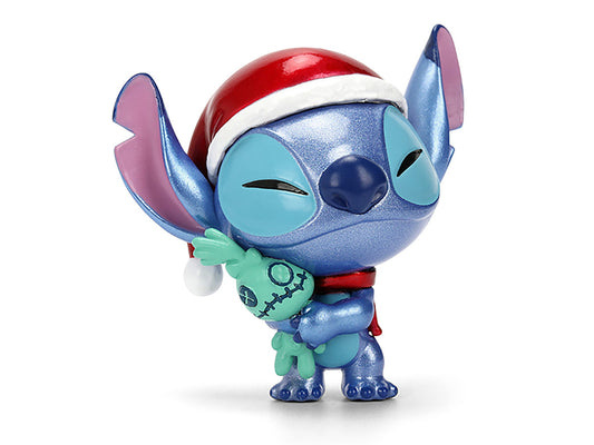 Set of 4 Diecast Figures "Disney's Stitch Christmas Edition" "Metalfigs" Series by Jada by Jada