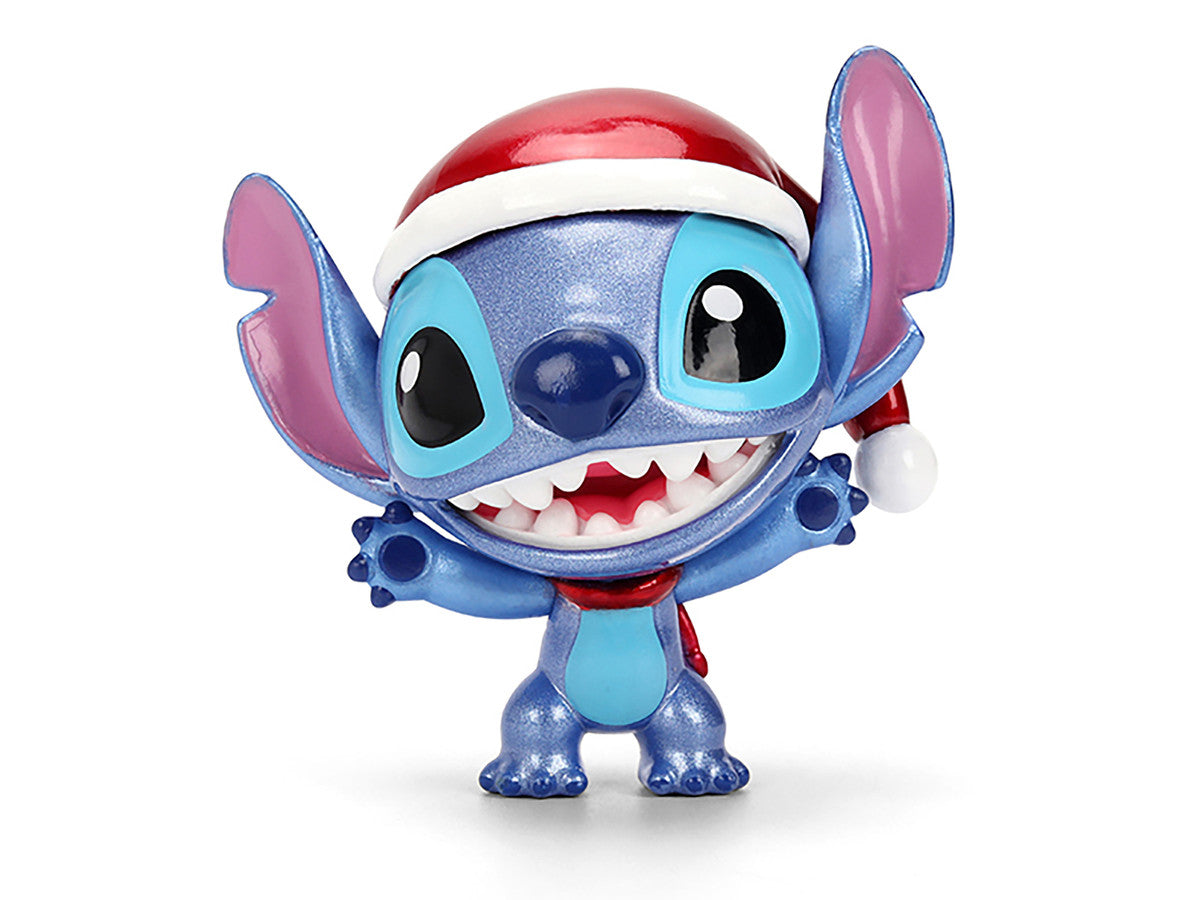 Set of 4 Diecast Figures "Disney's Stitch Christmas Edition" "Metalfigs" Series by Jada by Jada