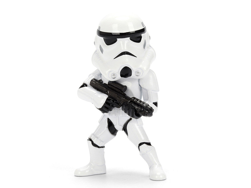 Set of 4 Diecast Figures "Star Wars" Movie Franchise "Metalfigs" Series Diecast Models by Jada by Jada