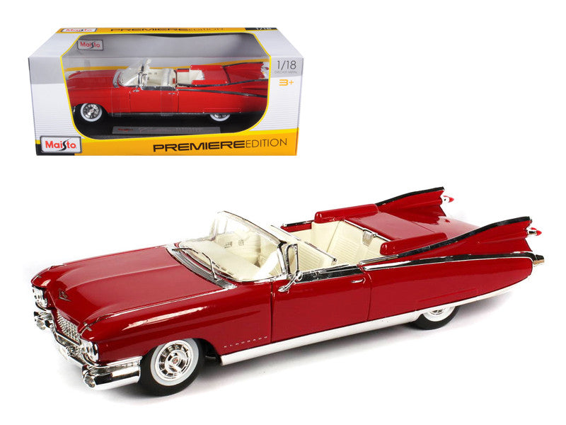 1959 Cadillac Eldorado Biarritz Red 1/18 Diecast Model Car by Maisto by Maisto