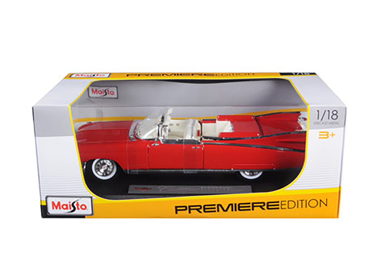 1959 Cadillac Eldorado Biarritz Red 1/18 Diecast Model Car by Maisto by Maisto
