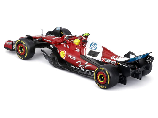 Ferrari SF-25 #44 Lewis Hamilton Formula One F1 "World Championship" (2025) with Display Case 1/43 Diecast Model Car by Bburago by Bburago