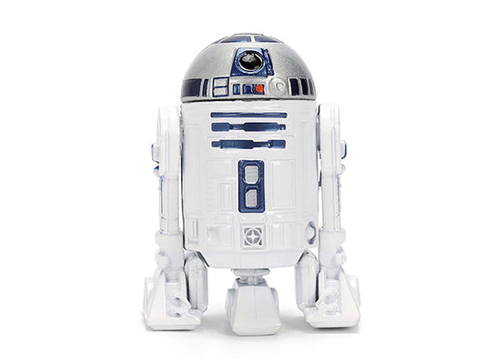 1959 Volkswagen Drag Beetle White with Graphics and R2-D2 Figure "Star Wars" Franchise "Hollywood Rides" Series 1/24 Diecast Model Car by Jada by Jada