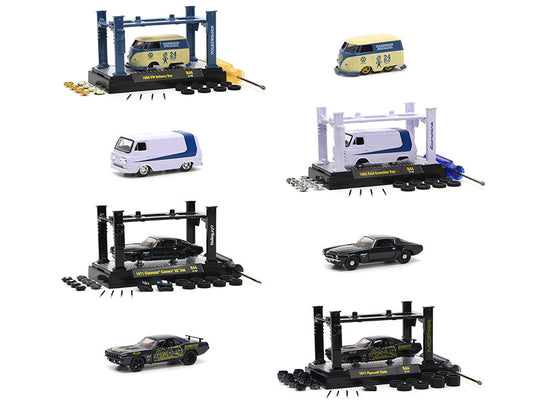 Model Kit 4 piece Car Set Release 44 Limited Edition to 9400 pieces Worldwide 1/64 Diecast Model Cars by M2 Machines by M2