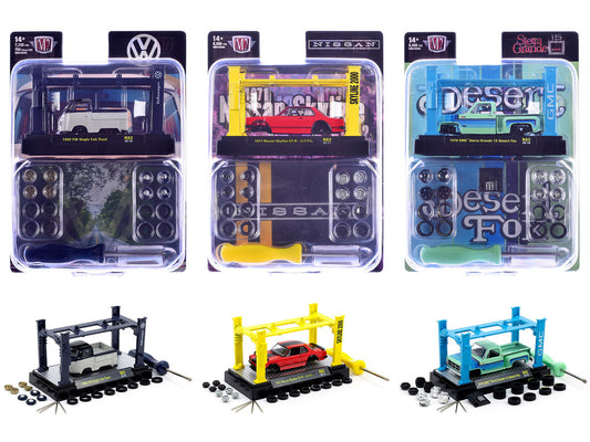Model Kit 3 piece Car Set Release 82 Limited Edition to 8000 pieces Worldwide 1/64 Diecast Model Cars by M2 Machines by M2