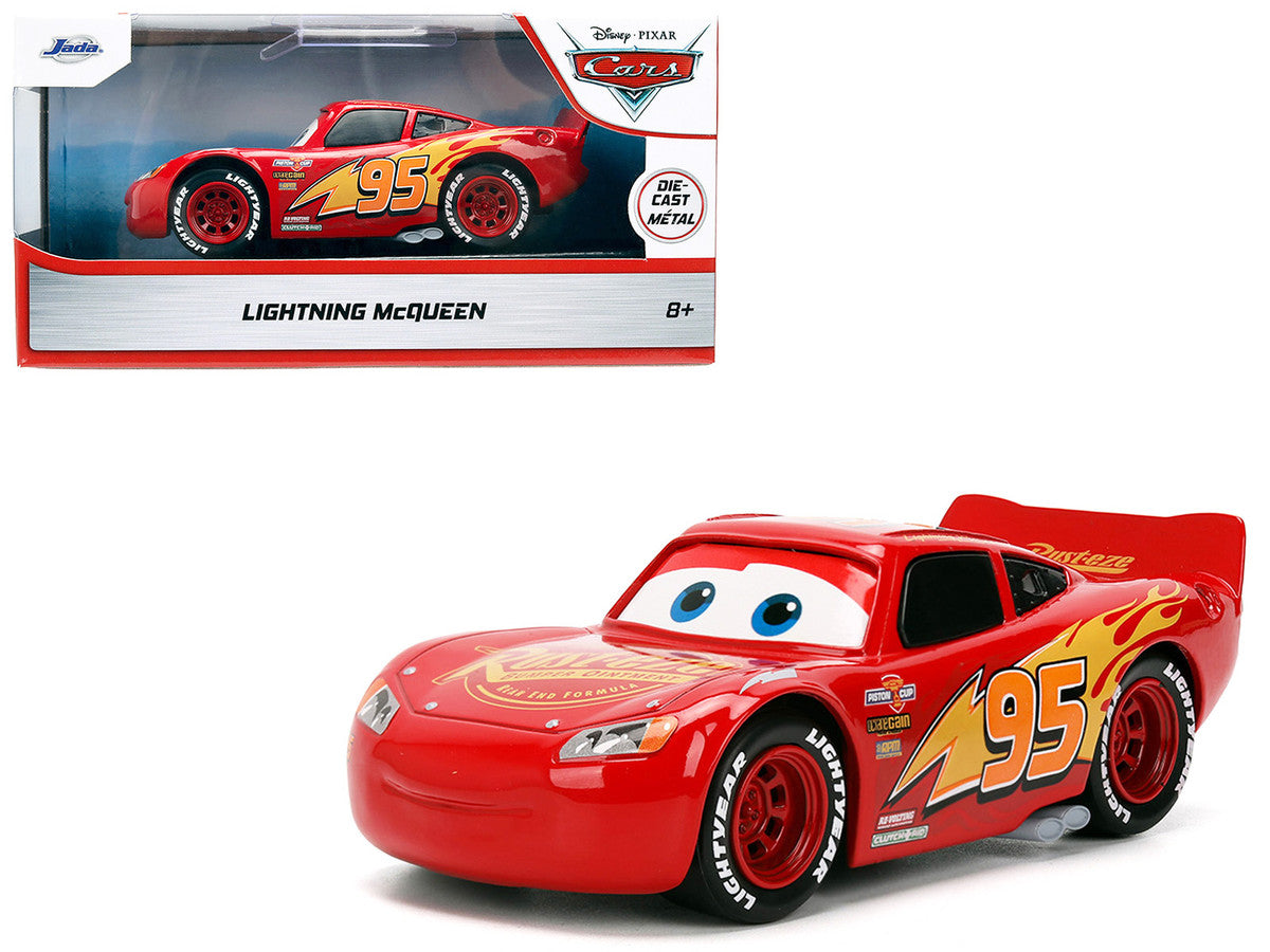 Lightning McQueen #95 Red "Cars" (2006) Movie "Hollywood Rides" Series 1/32 Diecast Model Car by Jada by Jada