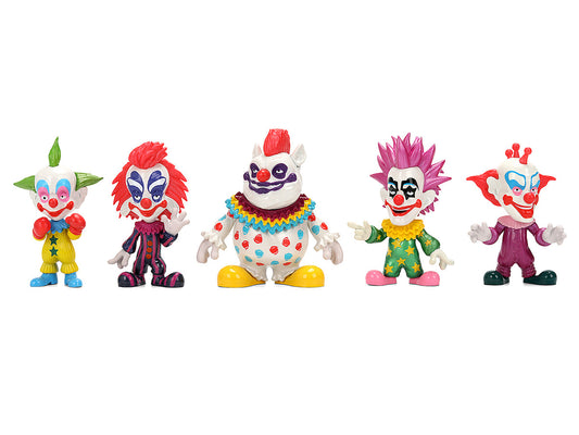 Set of 5 Diecast Figures "Killer Klowns from Outer Space" (1988) Movie "Metalfigs" Series Diecast Models by Jada by Jada