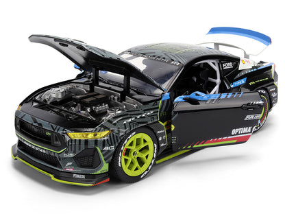 Ford Mustang RTR #25 Vaughn Gittin Jr. "Formula Drift PRO Championship" (2025) with Lights "RTR Vehicles" Series 1/24 Diecast Model Car by Jada by Jada