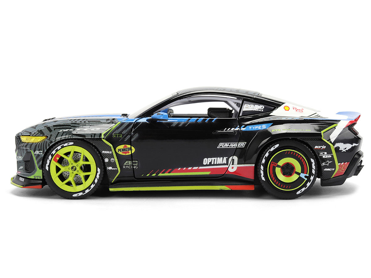 Ford Mustang RTR #25 Vaughn Gittin Jr. "Formula Drift PRO Championship" (2025) with Lights "RTR Vehicles" Series 1/24 Diecast Model Car by Jada by Jada
