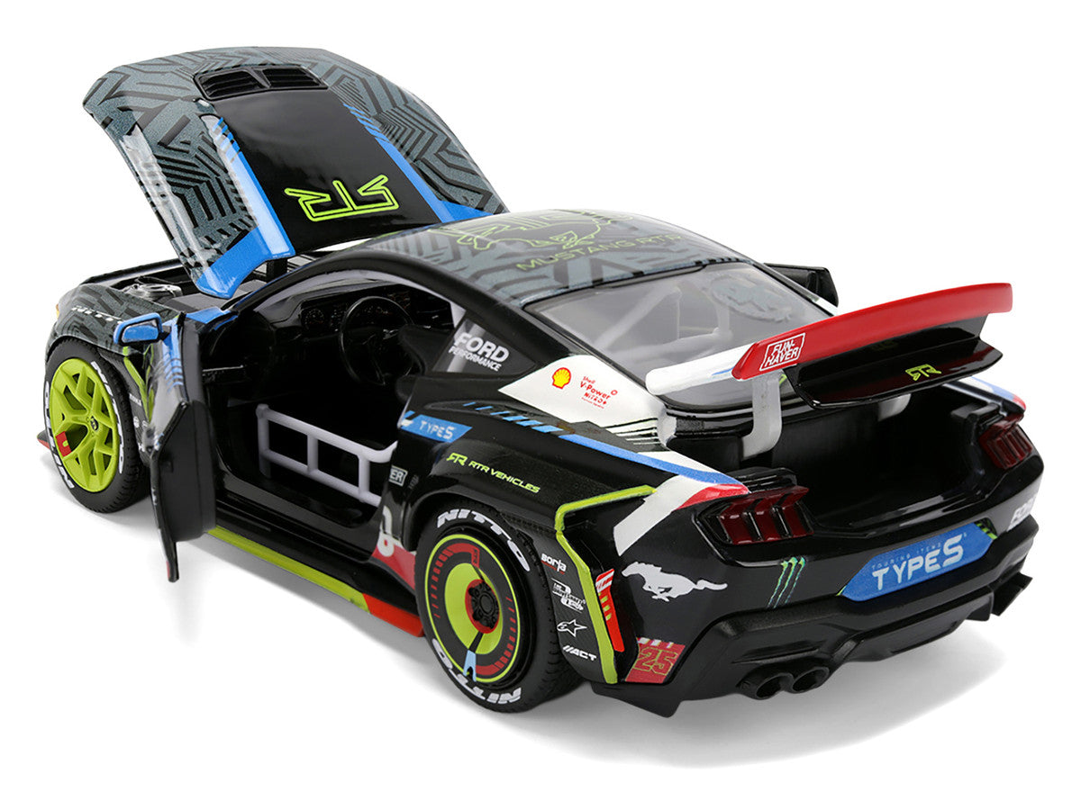 Ford Mustang RTR #25 Vaughn Gittin Jr. "Formula Drift PRO Championship" (2025) with Lights "RTR Vehicles" Series 1/24 Diecast Model Car by Jada by Jada
