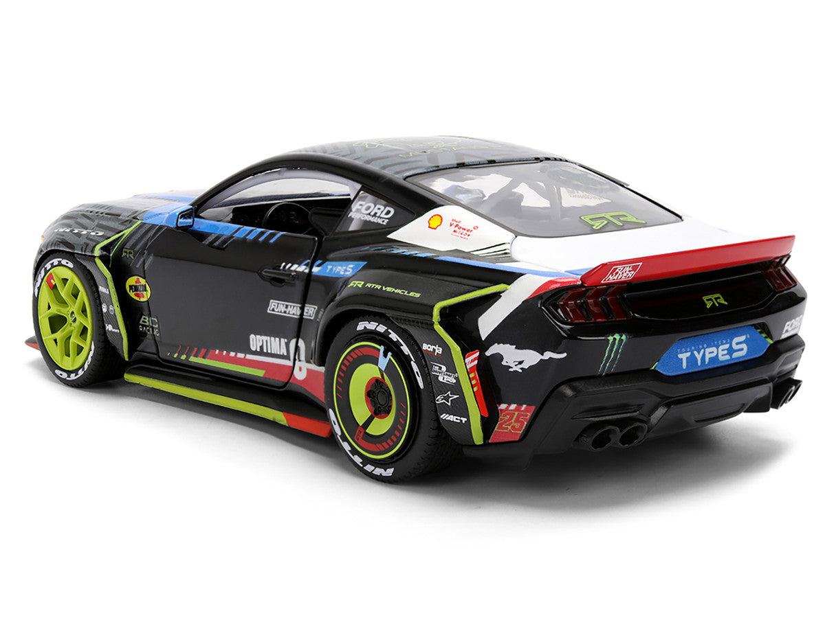 Ford Mustang RTR #25 Vaughn Gittin Jr. "Formula Drift PRO Championship" (2025) with Lights "RTR Vehicles" Series 1/24 Diecast Model Car by Jada by Jada