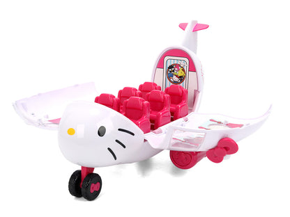 "Hello Kitty and Friends" Airplane Set with 3 Figures Model by Jada by Jada