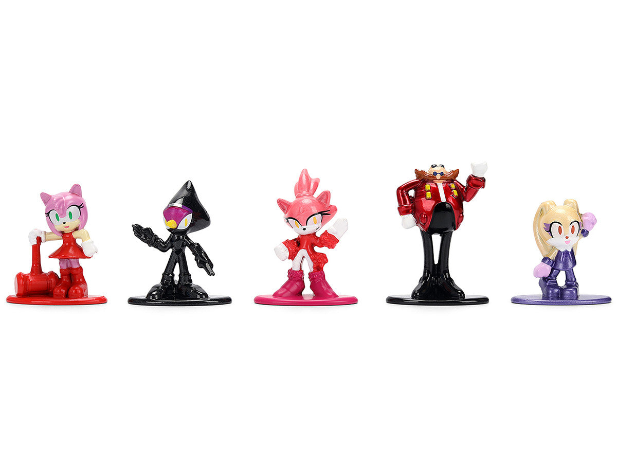 Set of 12 Diecast Figures "Sonic The Hedgehog" Video Games "Nano Metalfigs" Series Diecast Models by Jada by Jada