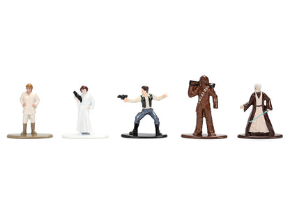 Set of 12 Diecast Figures "Star Wars" Movie Franchise "Nano Metalfigs" Series Diecast Models by Jada by Jada