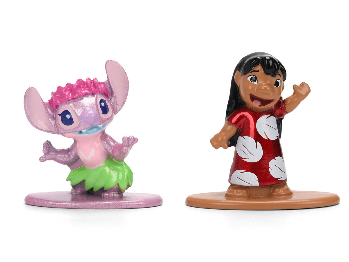 Set of 12 Diecast Figures "Disney's Stitch" Franchise "Nano Metalfigs" Series Diecast models by Jada by Jada