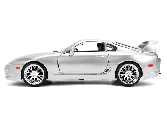 1995 Toyota Supra Silver Metallic "JDM Tuners" Series 1/24 Diecast Model Car by Jada by Jada