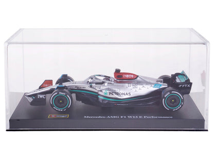 Mercedes-AMG F1 W13 E Performance #63 George Russell "F1 Formula One World Championship" (2022) with Display Case 1/43 Diecast Model Car by Bburago by Bburago