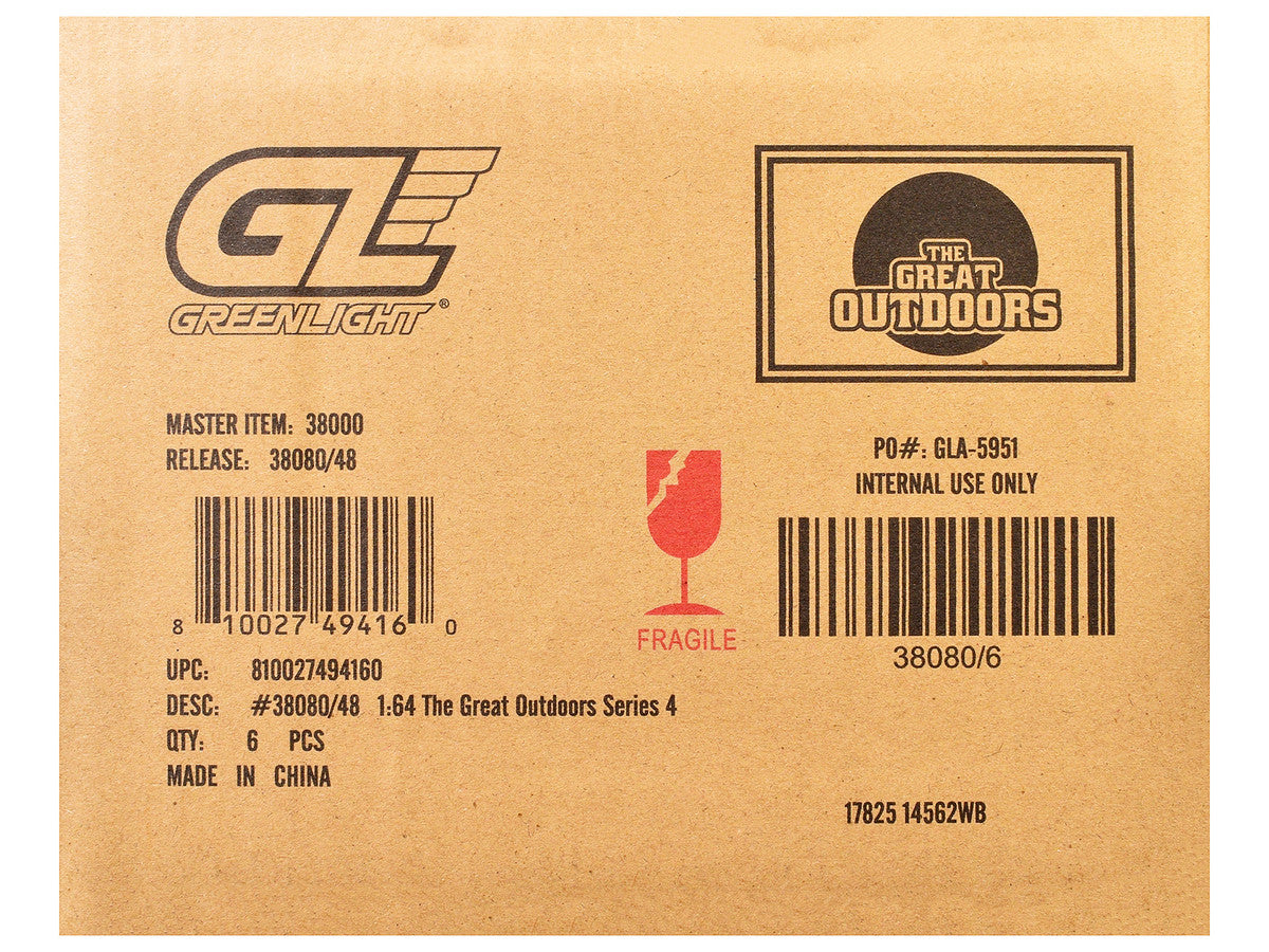 "The Great Outdoors" Series 4 Set of 6 pieces 1/64 Diecast Model Cars by Greenlight by Greenlight