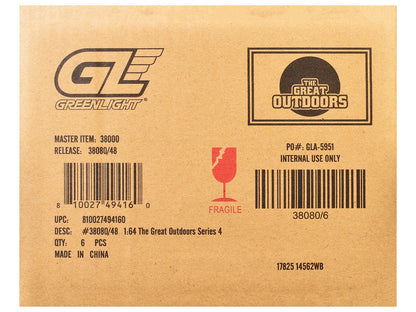 "The Great Outdoors" Series 4 Set of 6 pieces 1/64 Diecast Model Cars by Greenlight by Greenlight