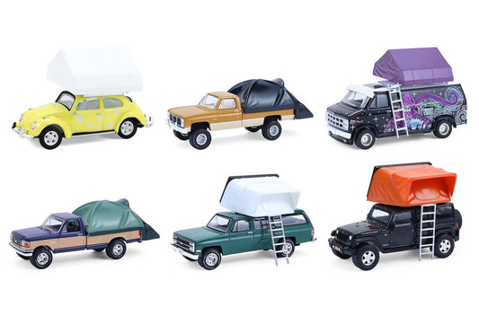 "The Great Outdoors" Series 4 Set of 6 pieces 1/64 Diecast Model Cars by Greenlight by Greenlight