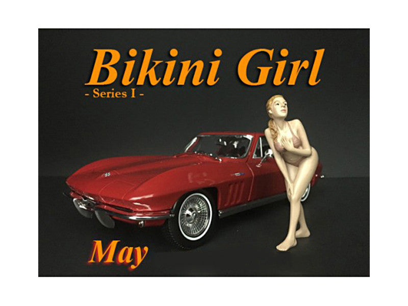 May Bikini Calendar Girl Figure for 1/24 Scale Models by American Diorama by American Diorama