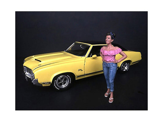 "Hanging Out II" Gloria Figurine for 1/18 Scale Models by American Diorama by American Diorama