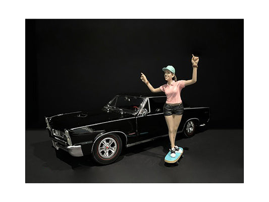 Skateboarder Figurine IV for 1/18 Scale Models by American Diorama by American Diorama