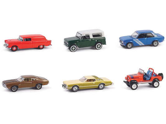 "Vintage Ad Cars" Series 11 Set of 6 pieces 1/64 Diecast Model Cars by Greenlight by Greenlight