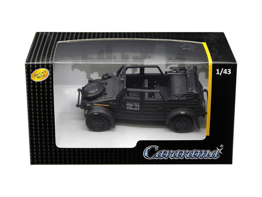 Volkswagen Kubelwagen Convertible K Type 82 Black 1/43 Diecast Model Car by Cararama by Cararama